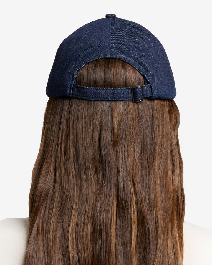 Denim Logo Cap in Rinsed Indigo | 7 For All Mankind