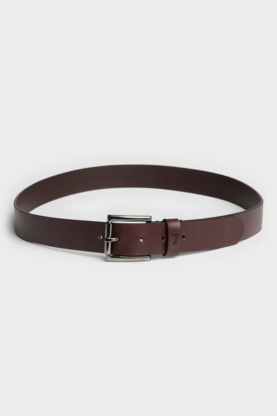 Classic Italian Leather Belt in Brown
