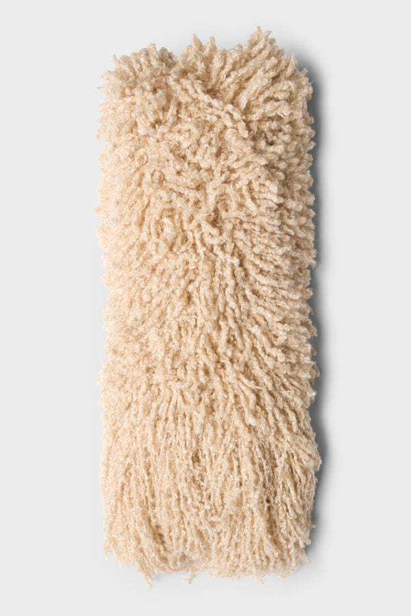 BOUCLE SCARF in Wool Blend