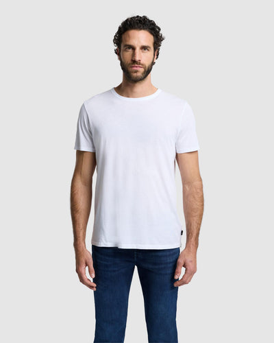 Featherweight Cotton Tee in White