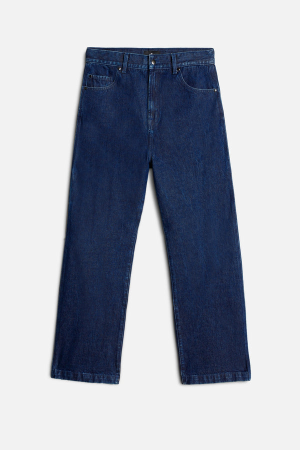 WIDE LEG PANT in Utility Denim