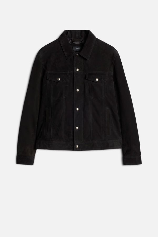 TRUCKER JACKET in Suede