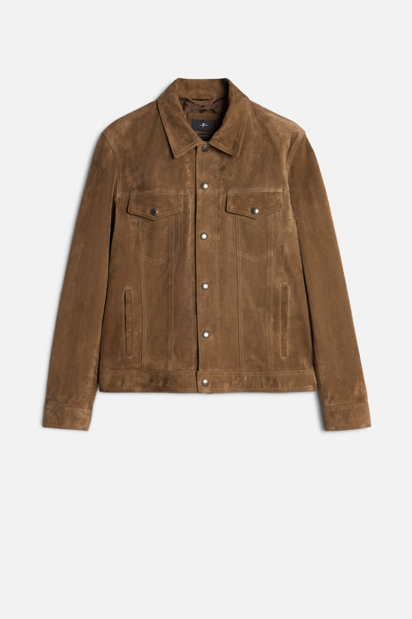 TRUCKER JACKET in Suede