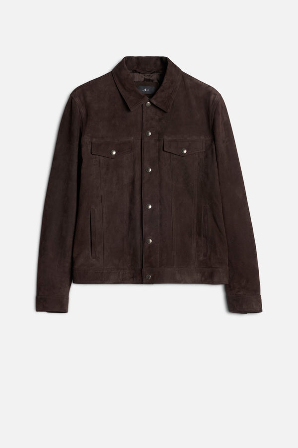 TRUCKER JACKET in Suede