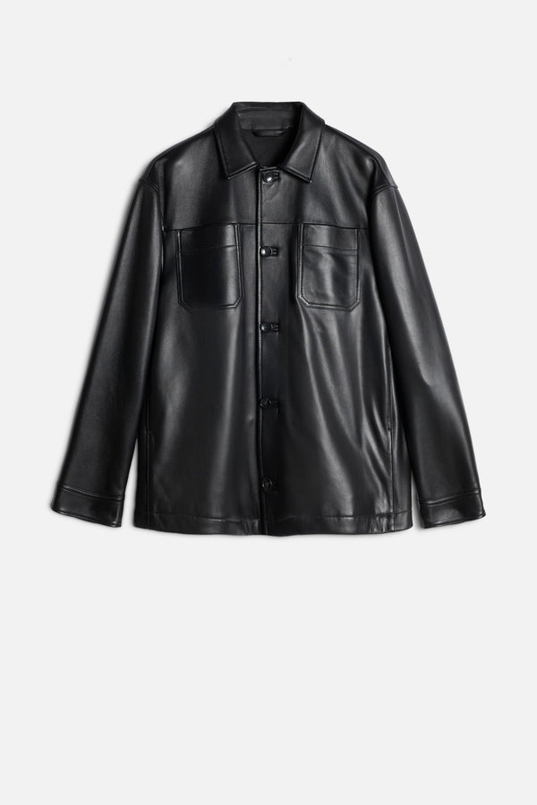 OVERSHIRT in Leather