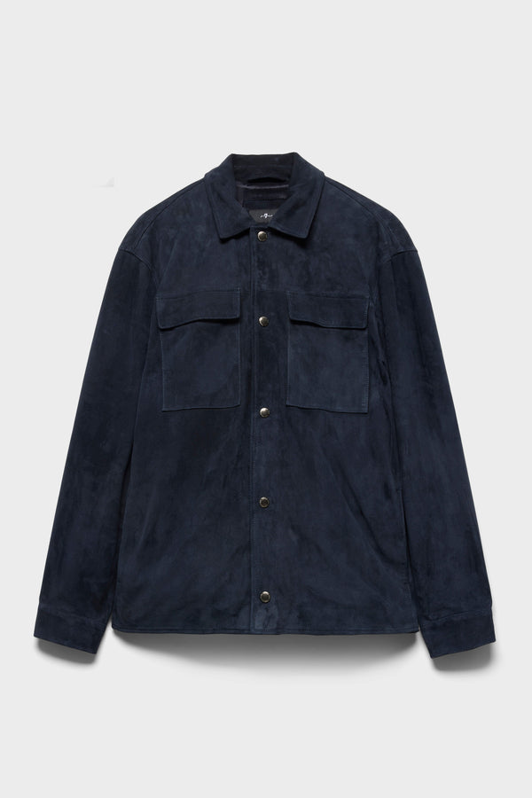 OVERSHIRT in Suede