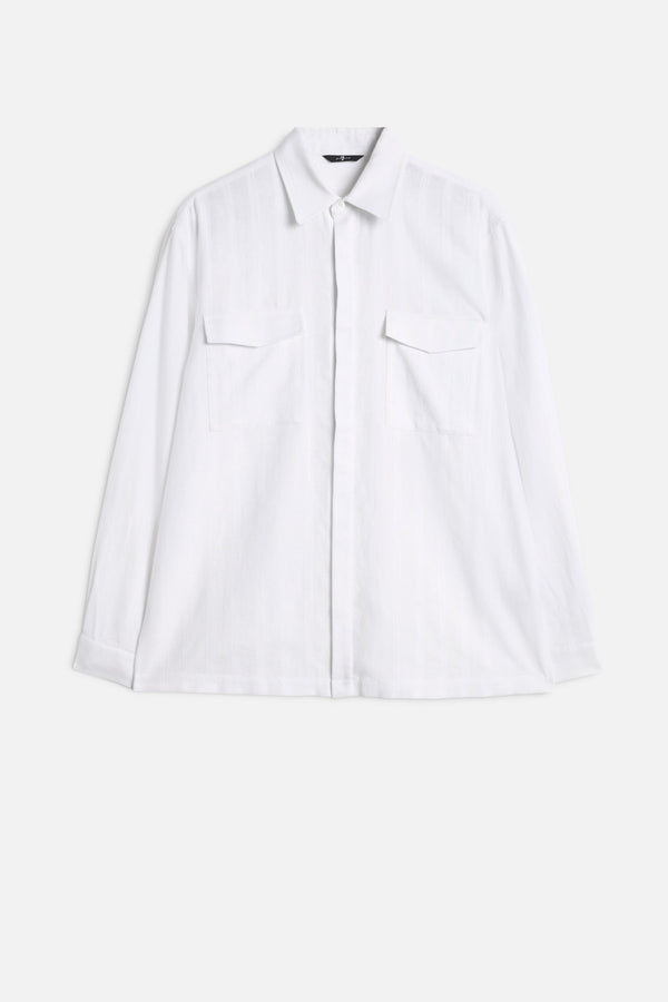 UTILITY SHIRT in Cotton Linen