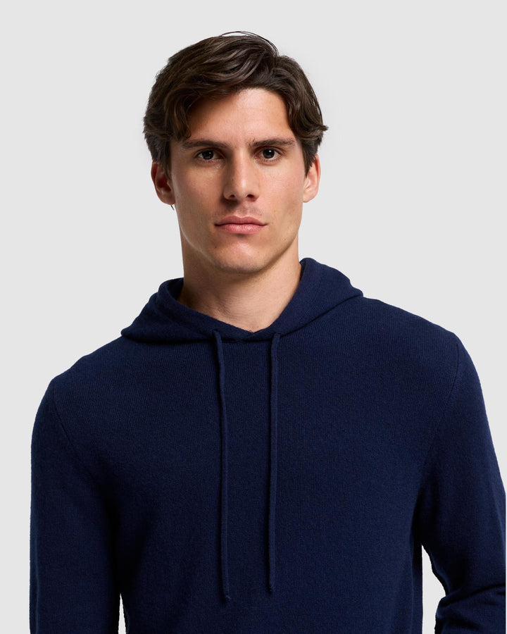 Cashmere Hoodie in Navy 7 For All Mankind