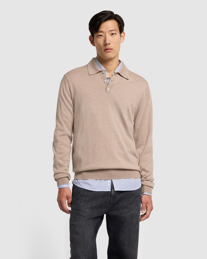 7 For outlet All Mankind Merino Wool Polo Sweater