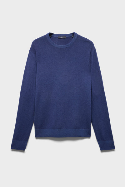 CREWNECK SWEATER in Wool Lapis