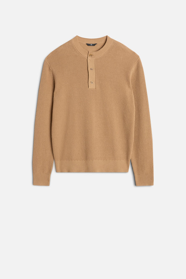 HENLEY SWEATER