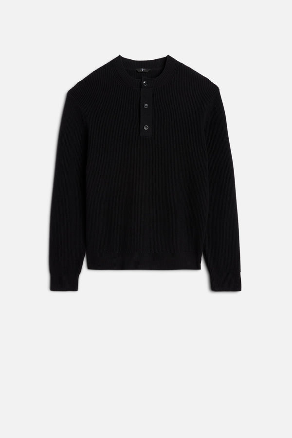 HENLEY SWEATER