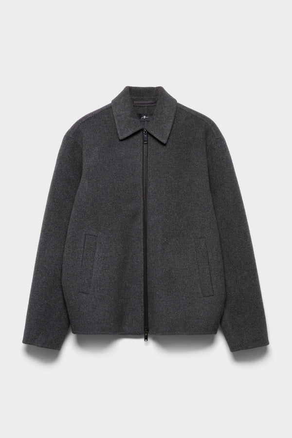 ZIP BLOUSON in Wool Blend
