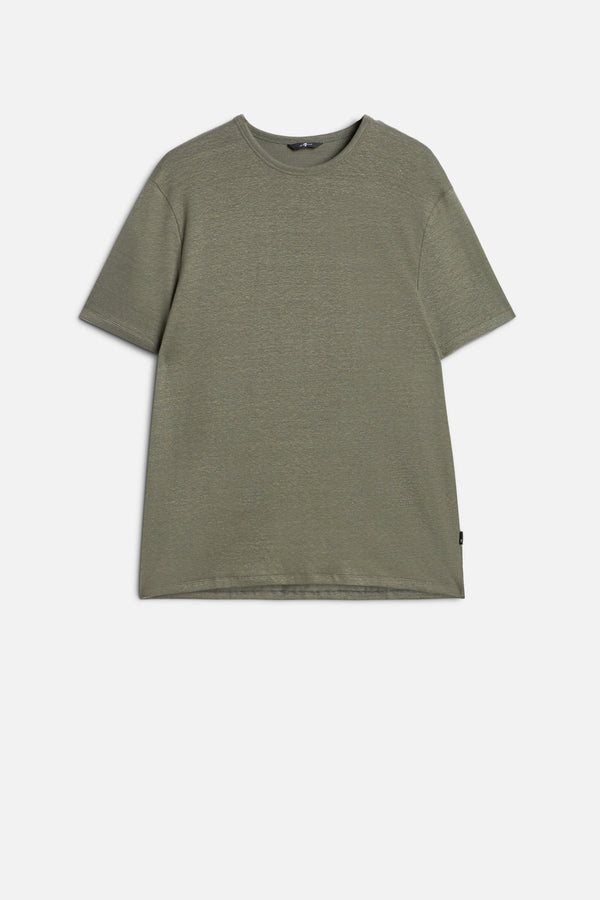 TEE in Linen Blend