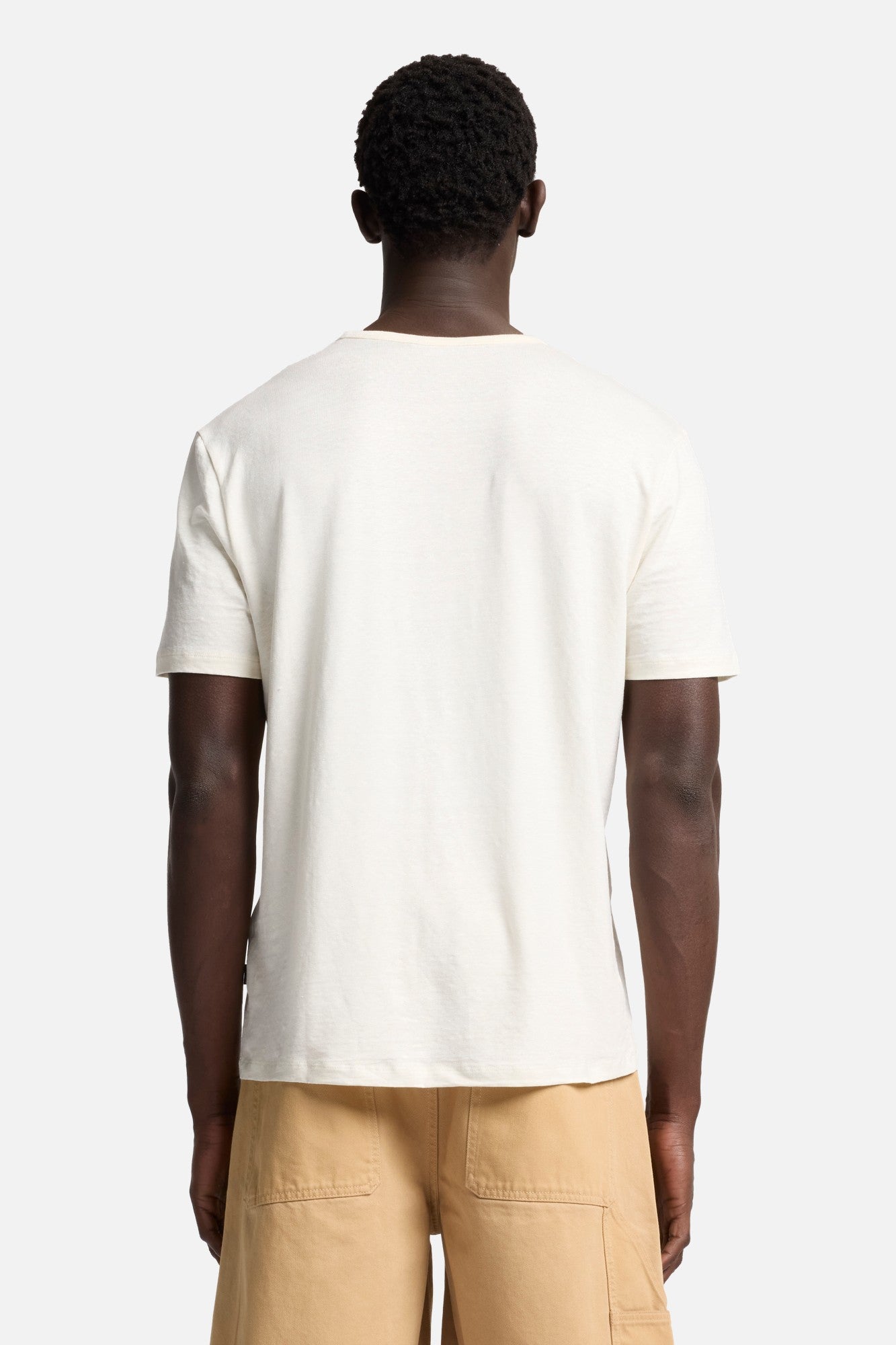 Linen Tee in White | 7 For All Mankind
