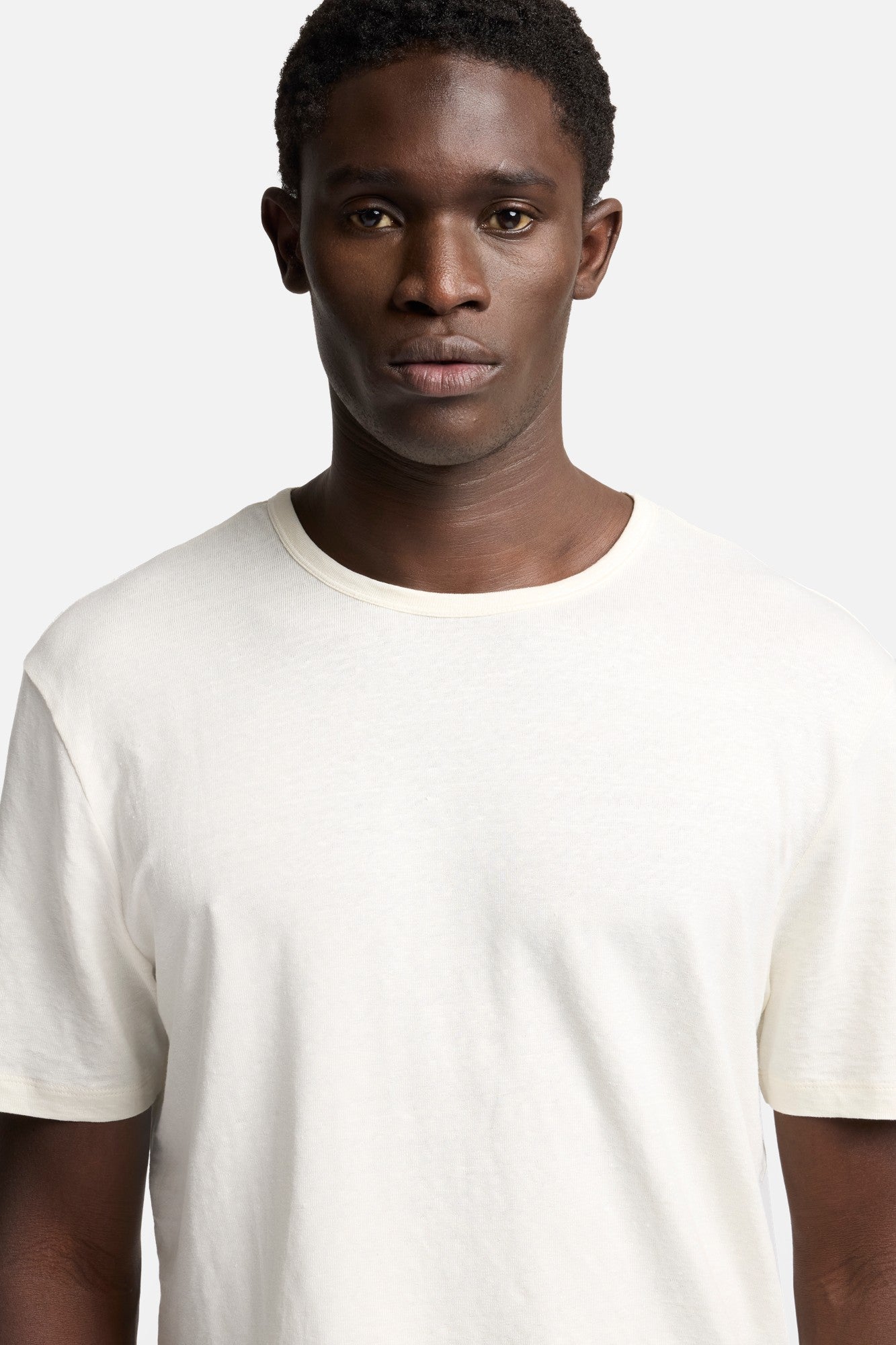 Linen Tee in White | 7 For All Mankind