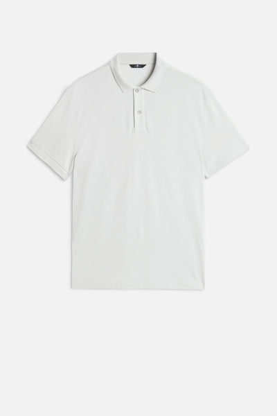 SHORT SLEEVE POLO in Lyocell White