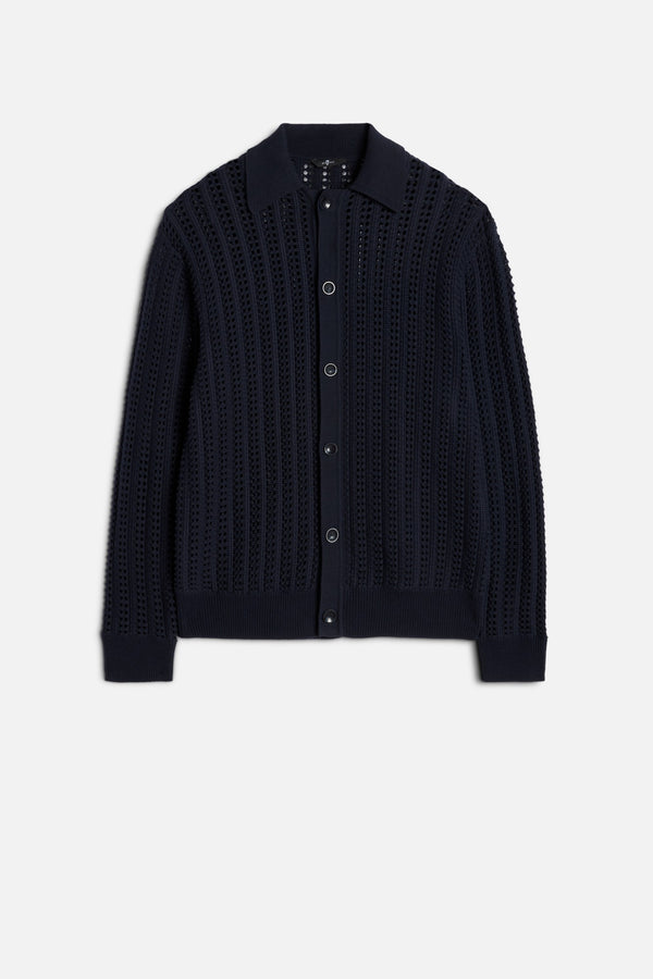 CROCHET KNIT POLO