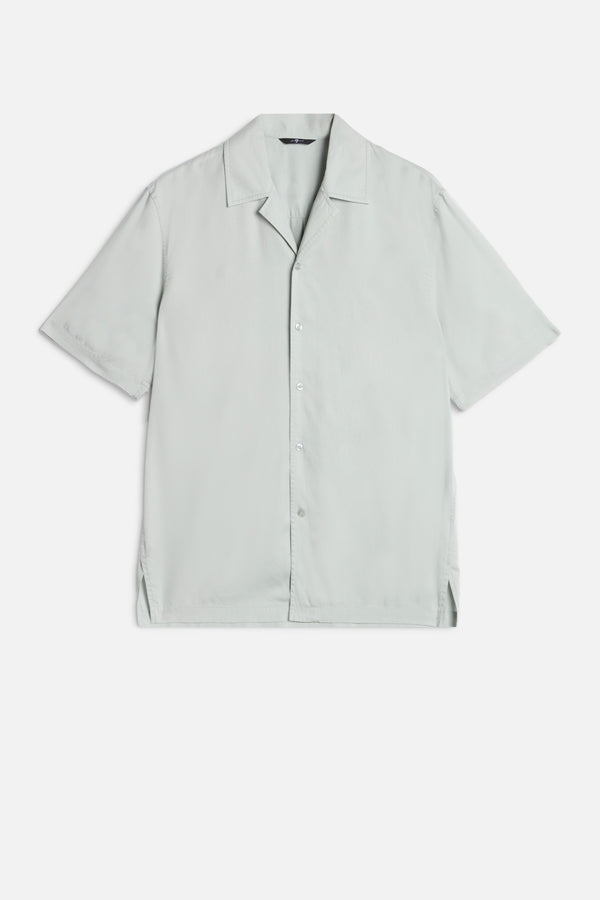 SHORT SLEEVE CAMP SHIRT in Fluid