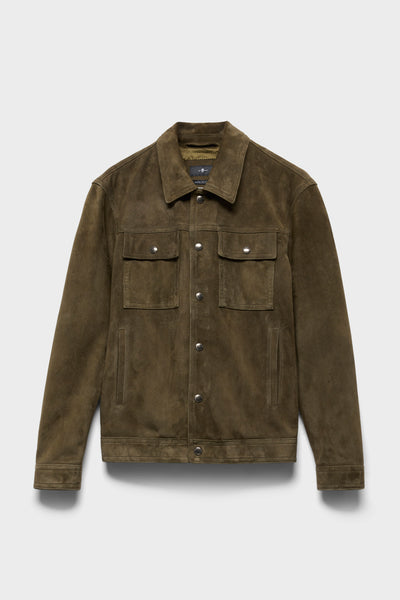 MODERN TRUCKER in Suede Military