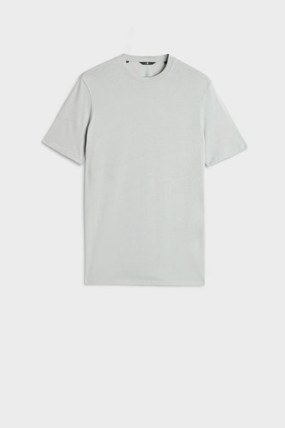 CREWNECK TEE in Lyocell Dusty Blue