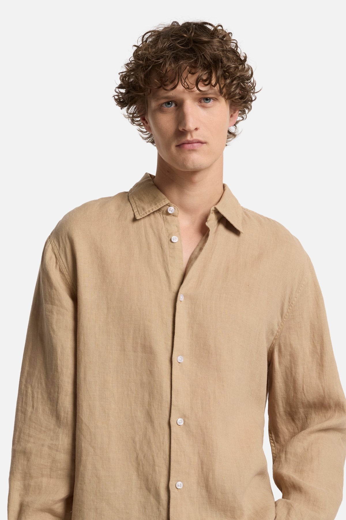 7 For All Mankind Classic Linen Button-Up Shirt