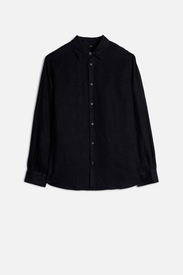 CLASSIC BUTTON UP SHIRT in Linen