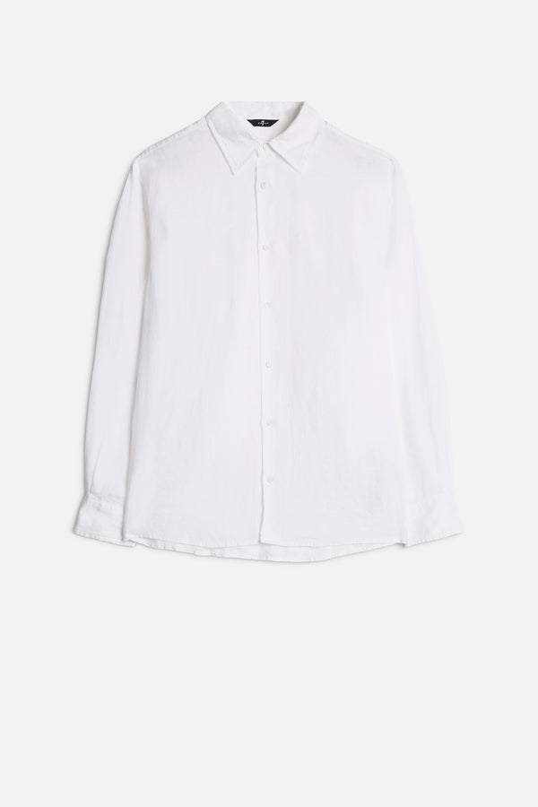 CLASSIC BUTTON UP SHIRT in Linen