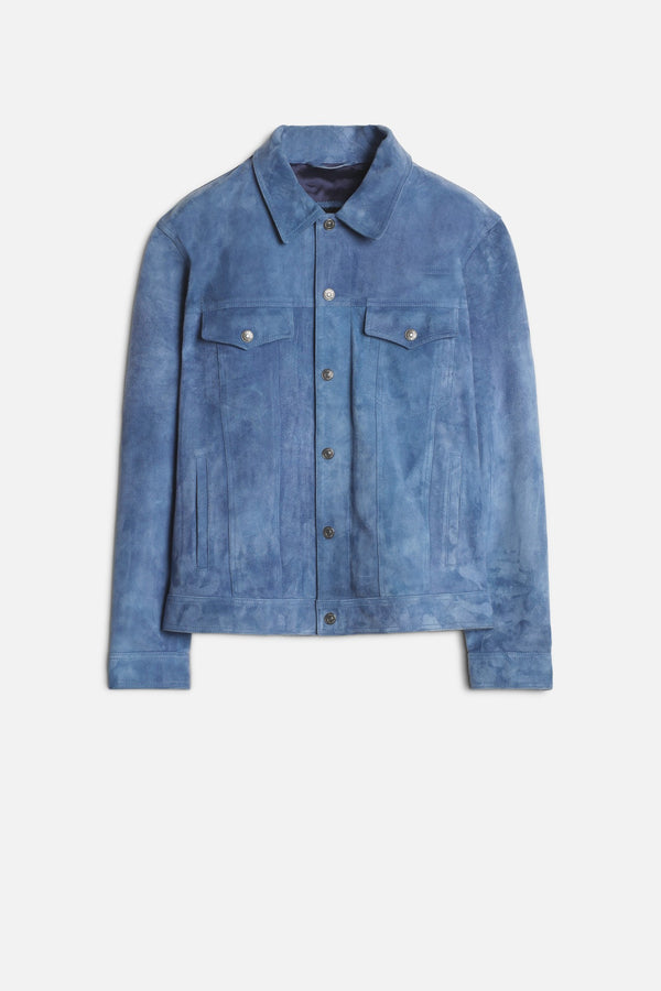TRUCKER JACKET in Suede