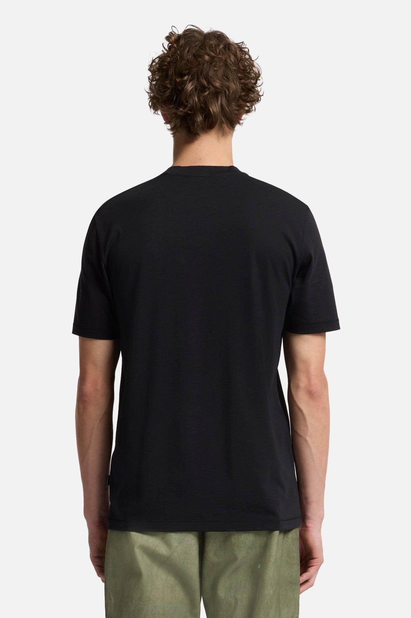 Lyocell Crewneck Tee in Black | 7 For All Mankind
