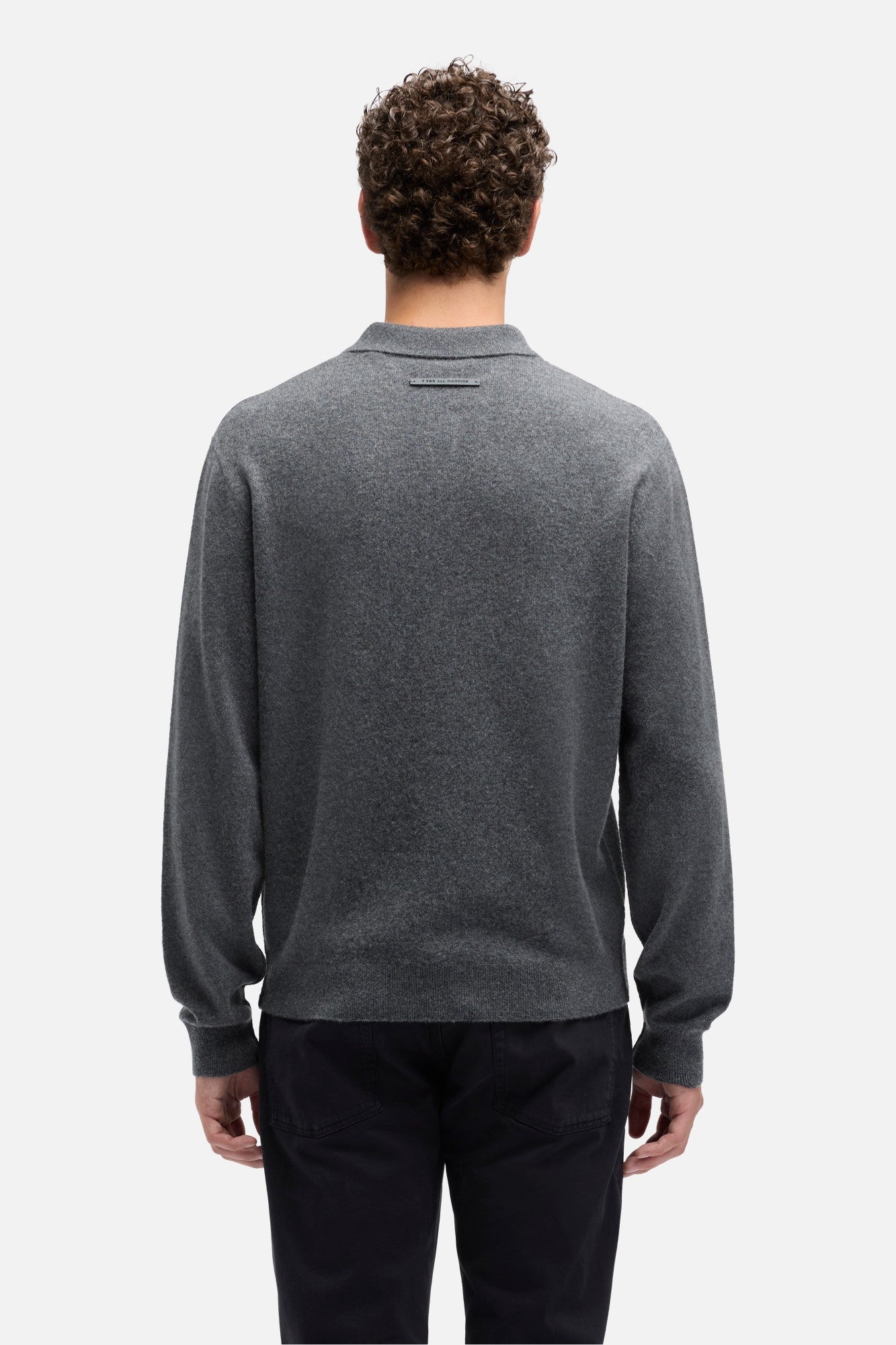 Cashmere Polo Sweater In Korat| 7 For All Mankind