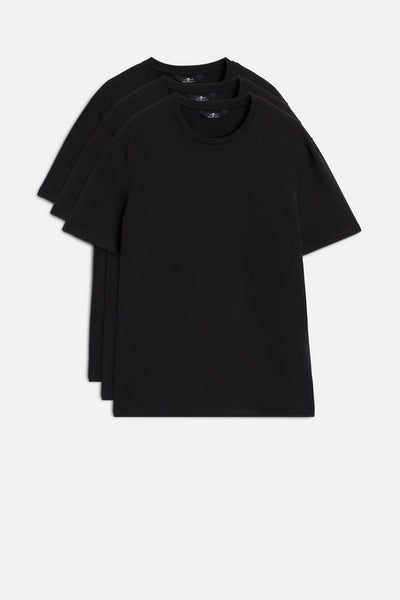 3 Pack Luxe Performance Tee in Black
