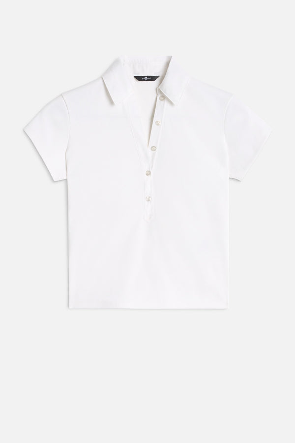 RIBBED HENLEY POLO