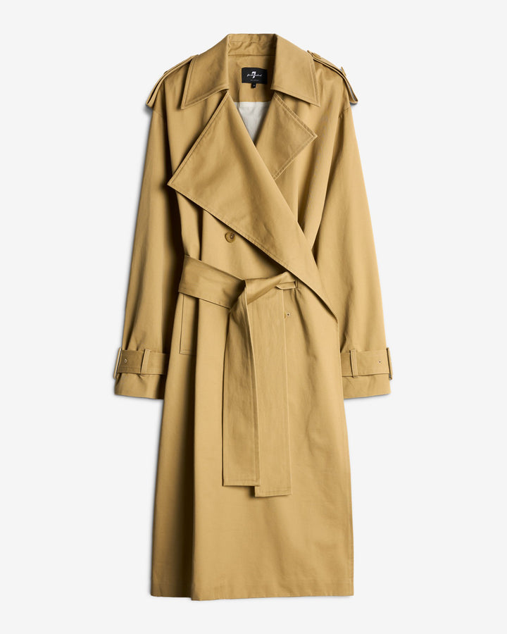 Oversized Cape Trench in Stratford | 7 For All Mankind Oversized Cape Trench in Stratford | 7 For All Mankind