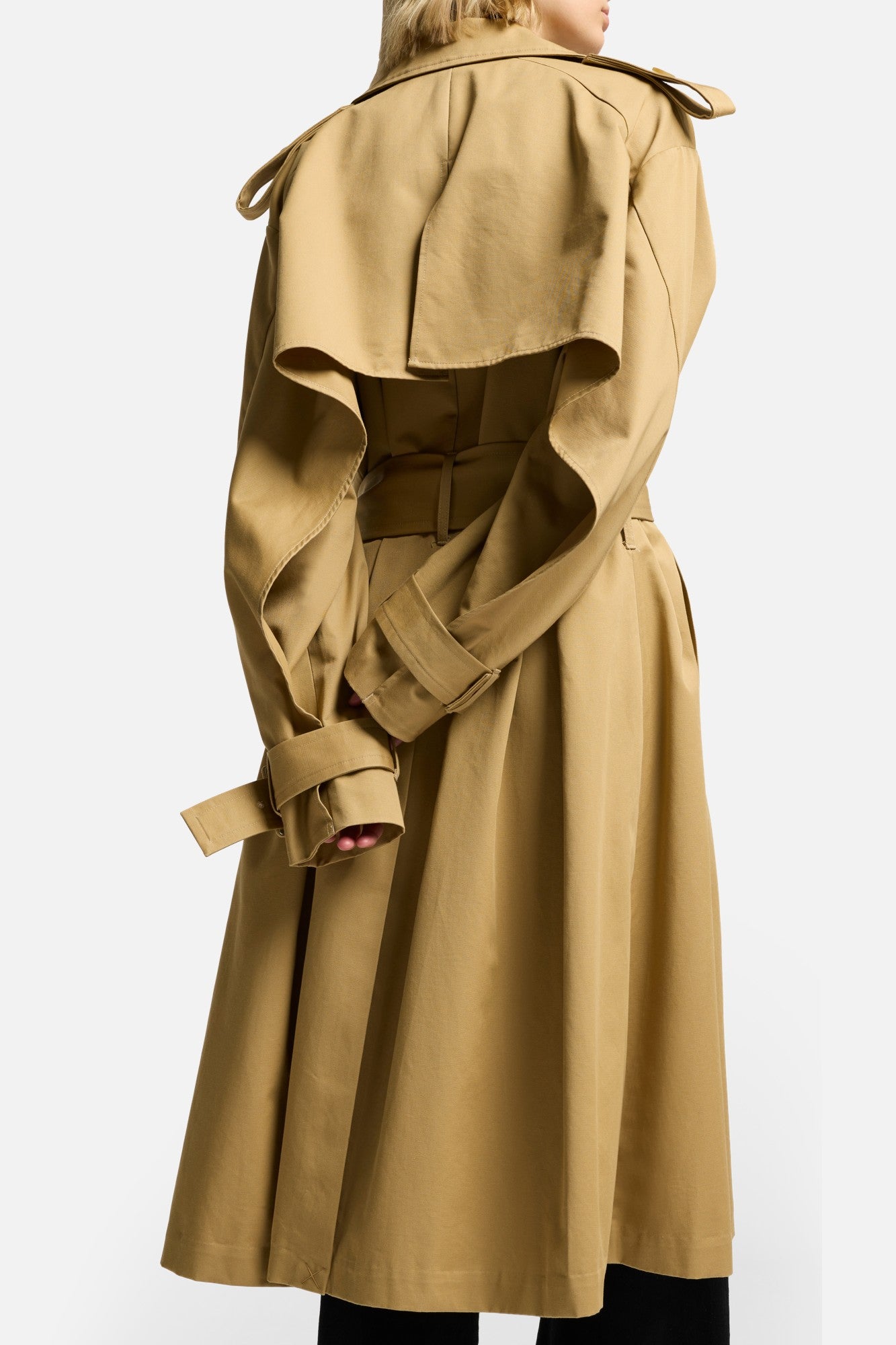 ニャンコ【ORGUE】Cape trench coat Oversized Cape Trench in Stratford | 7 For All Mankind