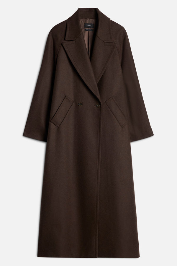 DOUBLE BREASTED COAT in Wool