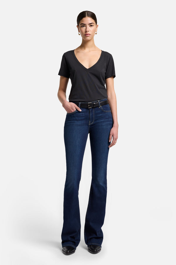 EASY V-NECK TEE in Pima Cotton