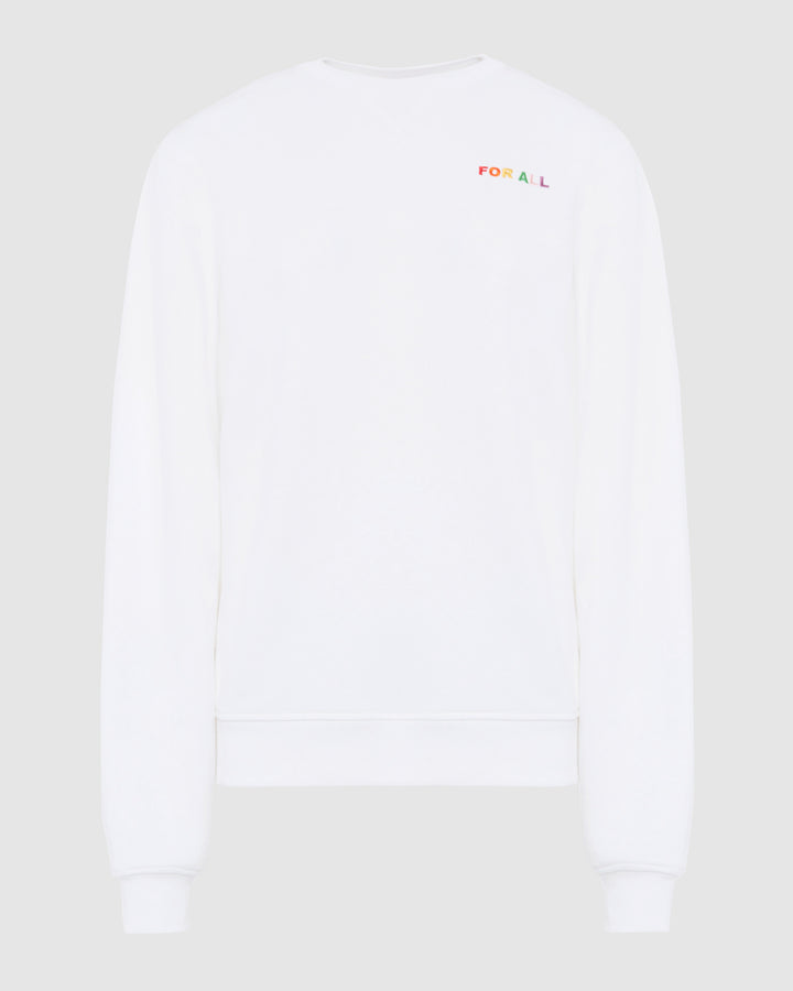 All white sweatshirt sale