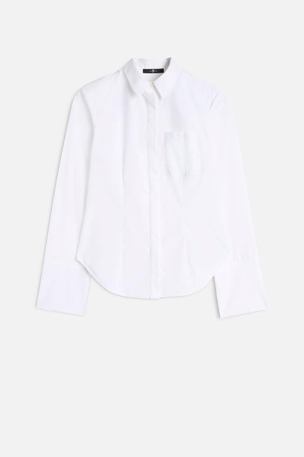 FITTED SHIRT in Poplin