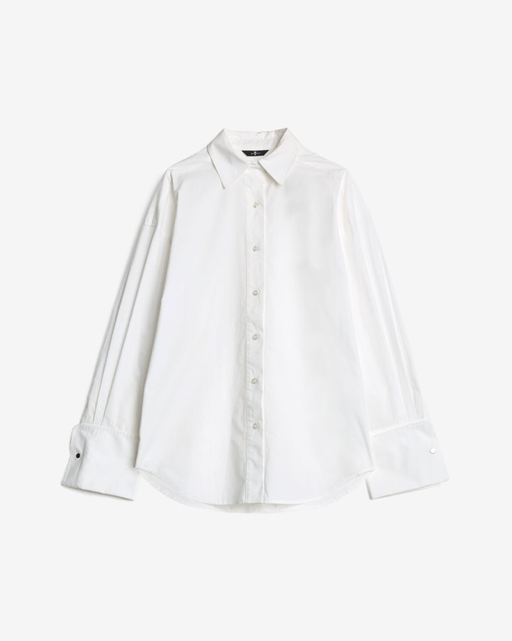 トップス Herlipto Prevost Voile Sheer Shirt white Prevost Voile Sheer Shirt（シャツ/ブラウス）｜Her lip to
