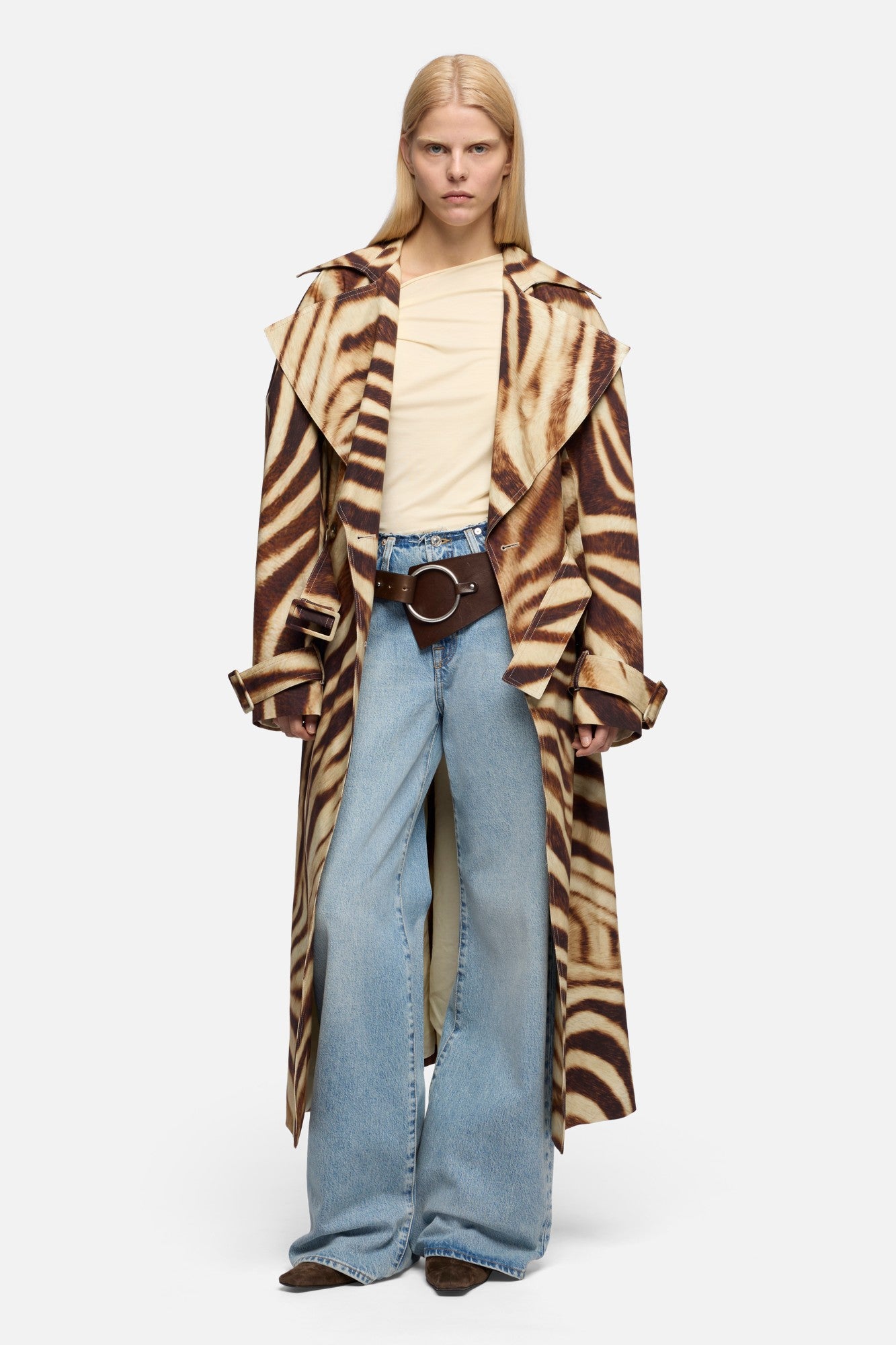 TRENCH COAT in Canvas Zebra | 7 For All Mankind