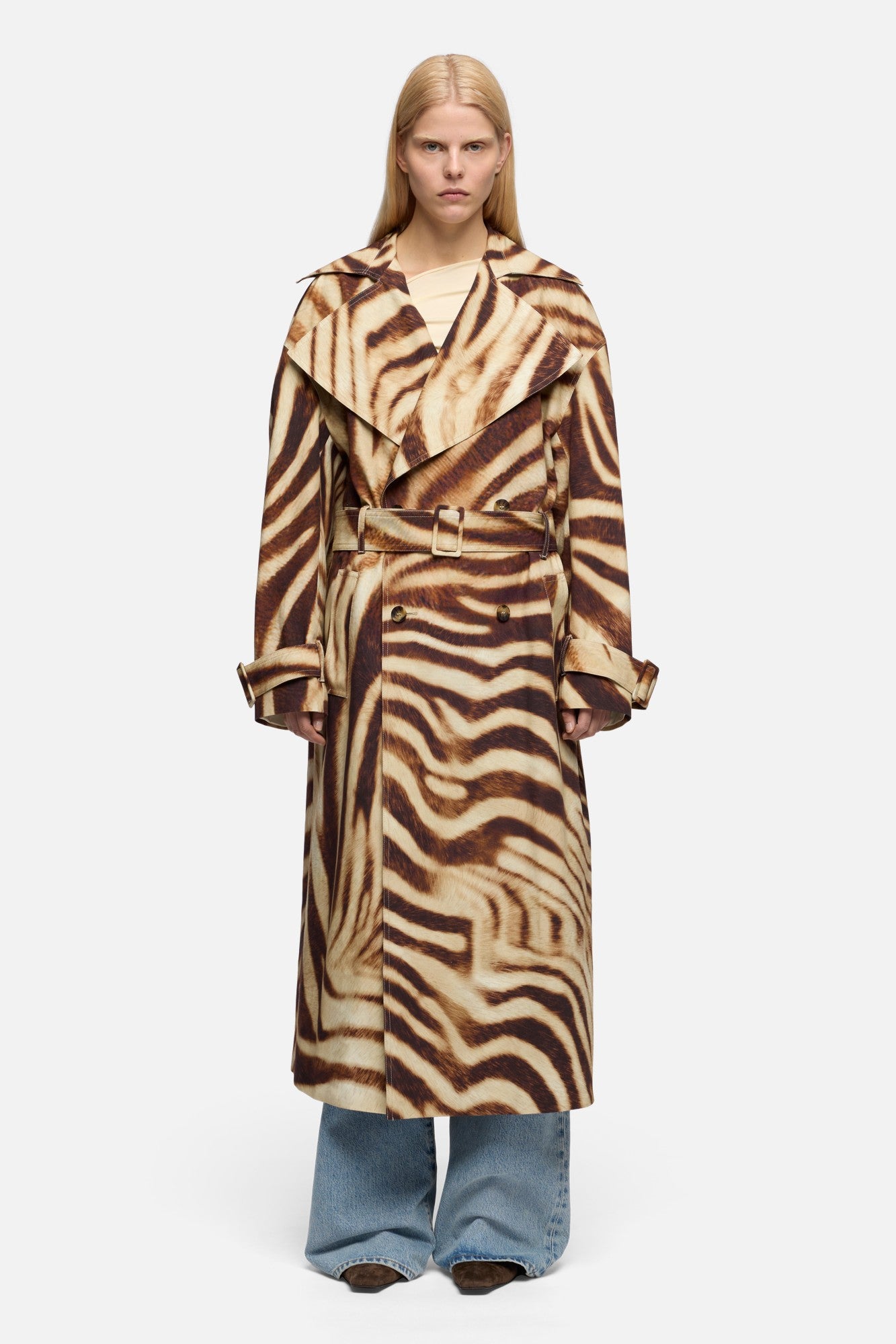 TRENCH COAT in Canvas Zebra | 7 For All Mankind