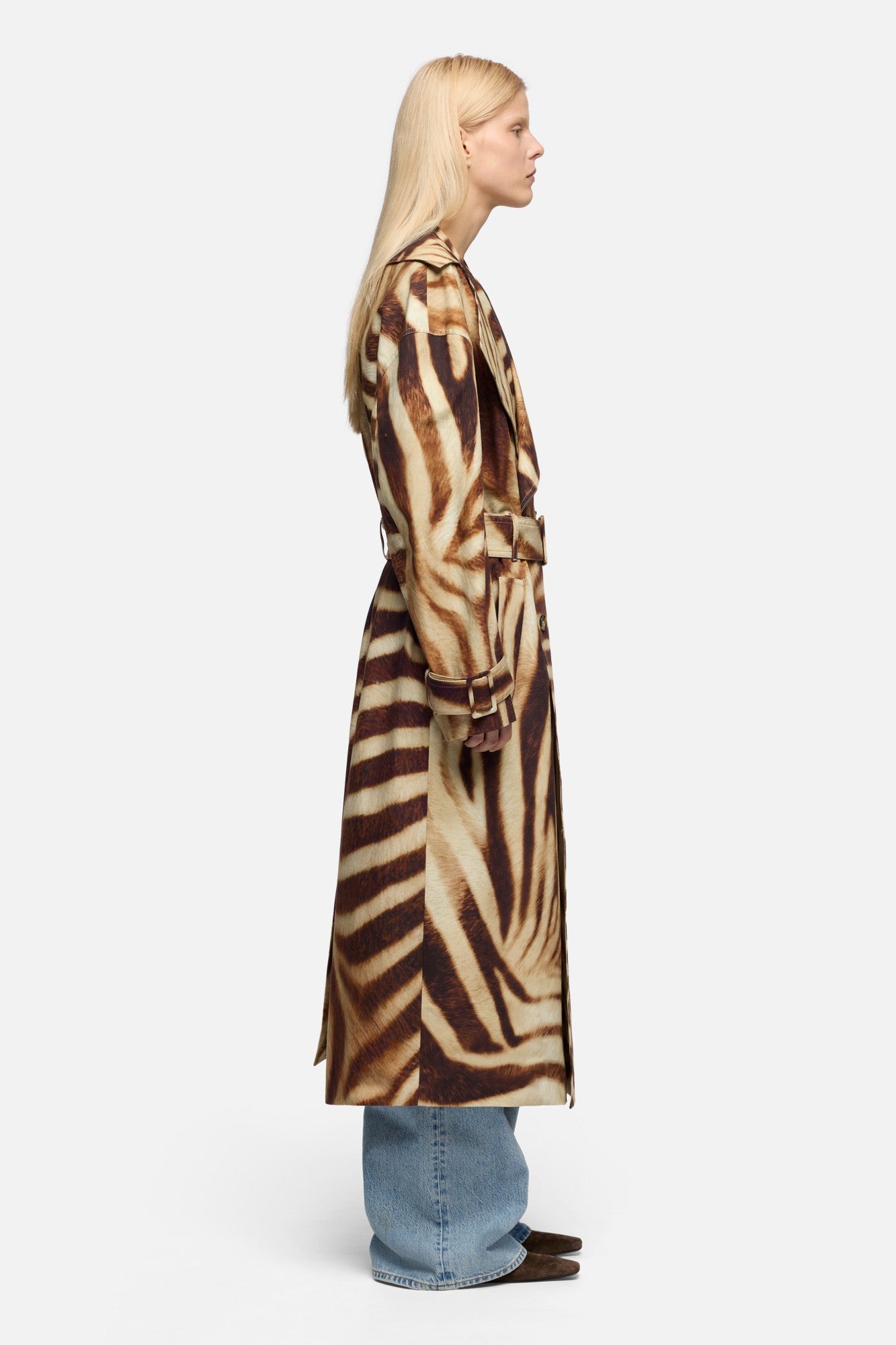 TRENCH COAT in Canvas Zebra | 7 For All Mankind