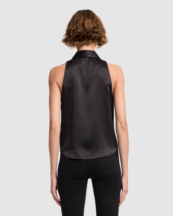 Selling 7 for all mankind black halter Top