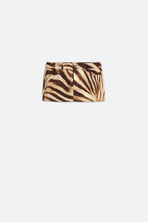 MINI SKIRT in Canvas