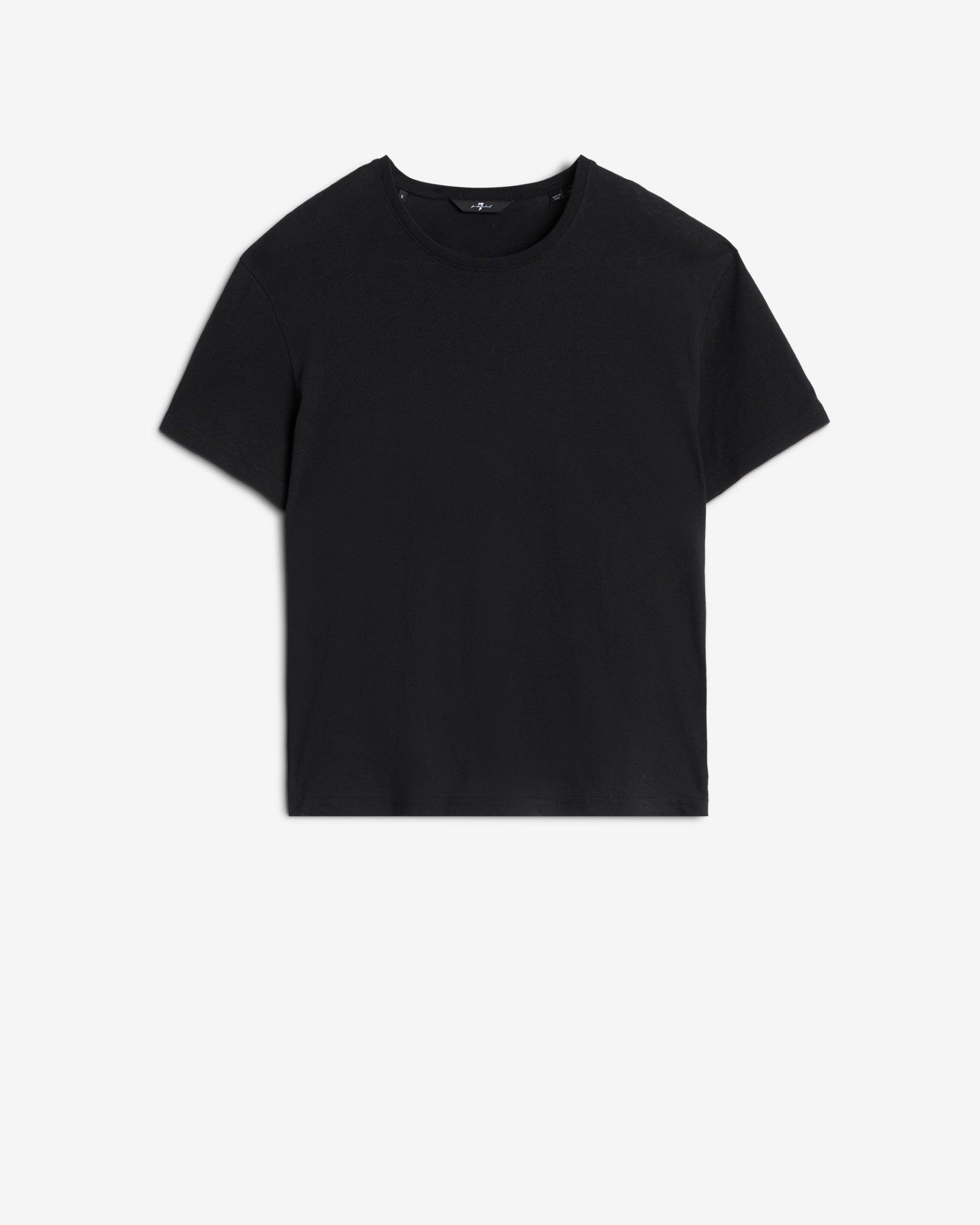 Tシャツ・カットソー RONRON ALL OVER PRINT SLIM CROP T SHIRT BLACK RR25BST4255BK ALL OVER PRINT SLIM CROP T SHIRT BLACK - RONRON 론론