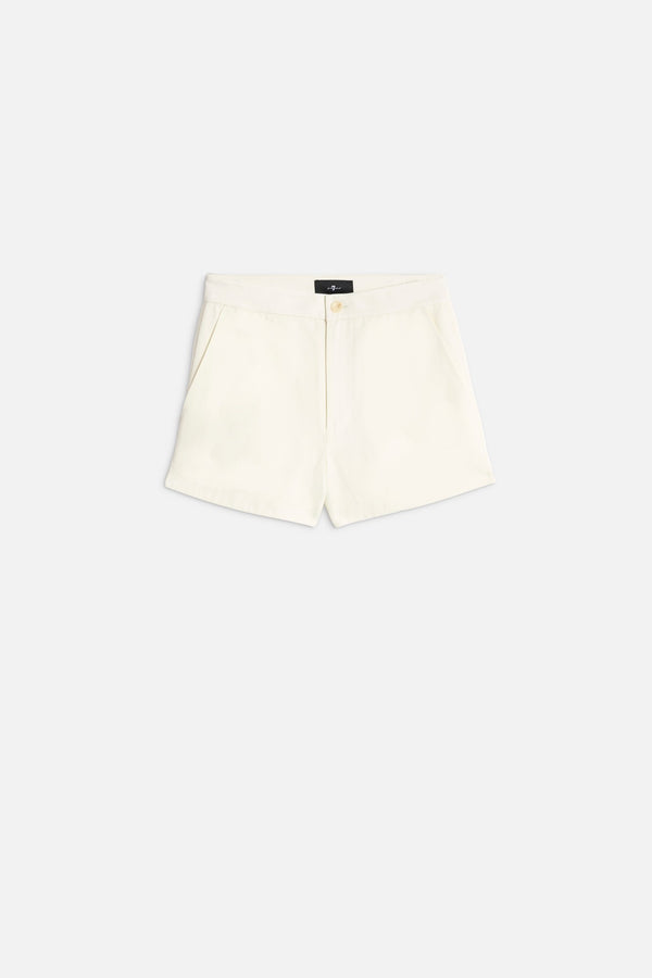 CHINO SHORT in Linen Blend