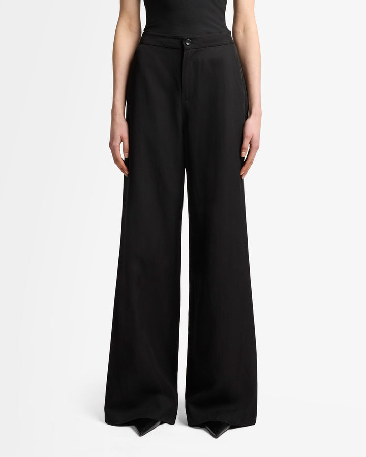 Classic Linen Pant in Black | 7 For All Mankind