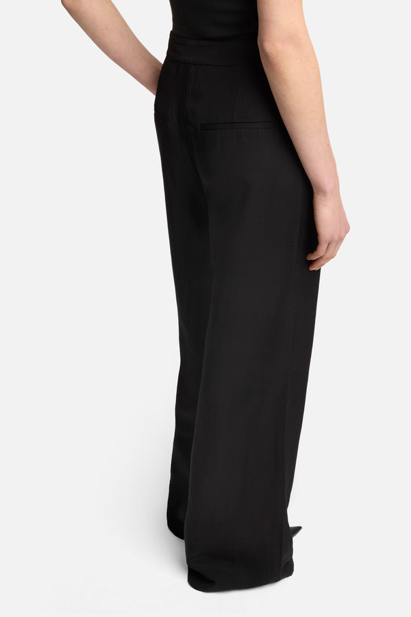 Classic Linen Pant in Black