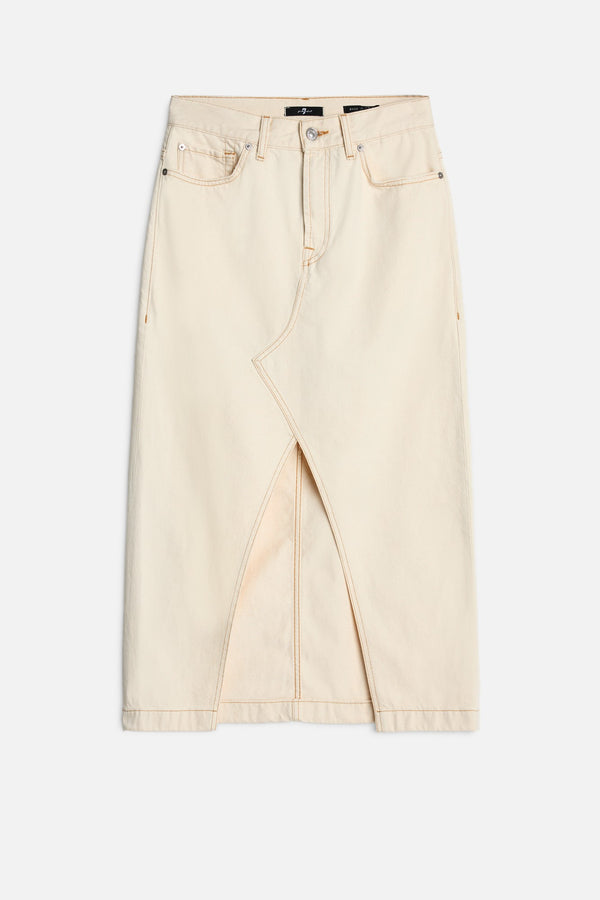 DENIM MIDI SKIRT